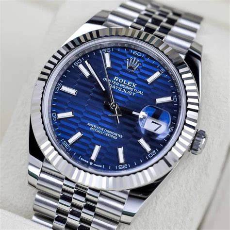 rolex datejust blue motif dial|new rolex datejust 41 2021.